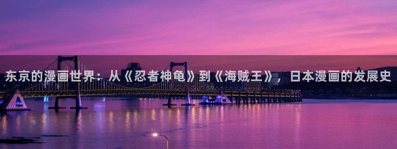 拷贝 漫画ios：东京的漫画世界：从《忍者神龟》到《海贼王》，日本漫画的发展史